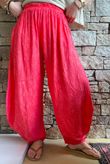 Lalli Damask Classic Tapered Barrel Leg Pant Watermelon